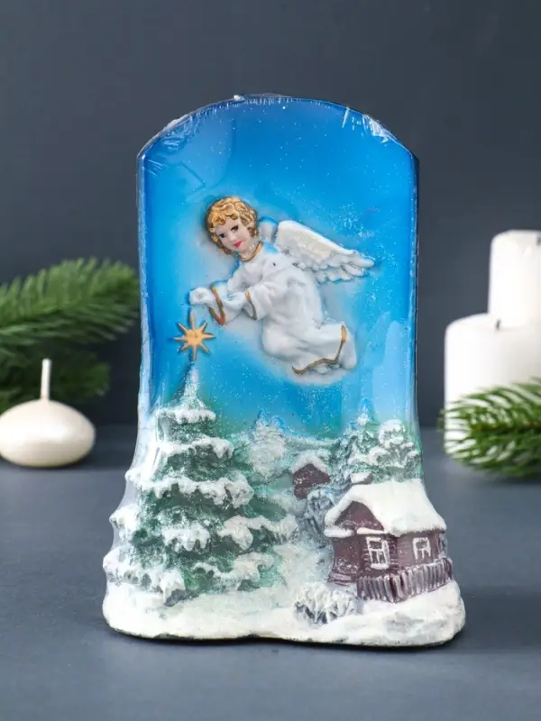 Свеча фигурная "Рождественская звезда" 7,5х11х16 см