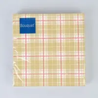 Салфетки бумажные Home Collection &laquo;Золотая клетка&raquo;, 3 слоя, 33&times;33, 20 шт.