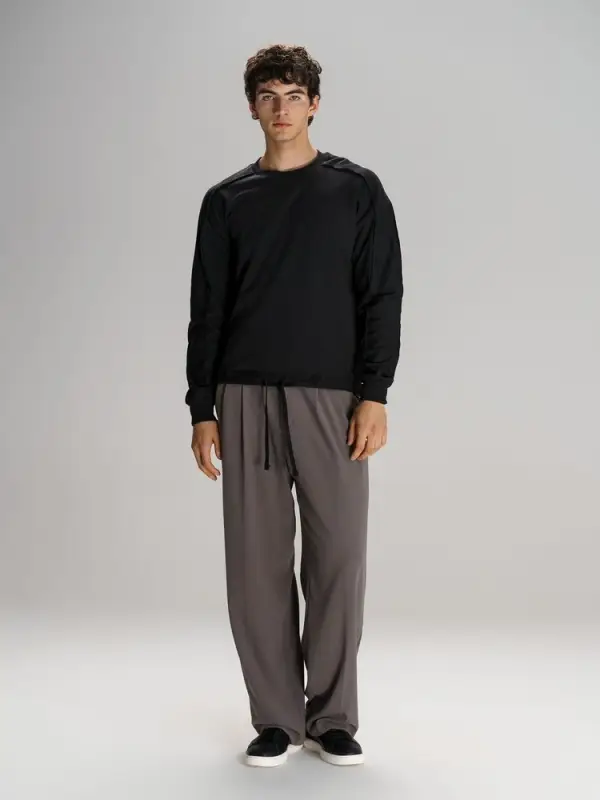 Свитшот унисекс Vozduh, черный, размер XS/S Свитшот унисекс Vozduh, черный, размер XS/S