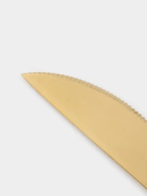 Столовые приборы Magistro &laquo;Фолк&raquo;, 4 предмета, нержавеющая сталь, золотистые