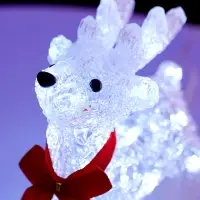 Фигура светодиодная «Олень», 20 см, 20LED, 220V, БЕЛЫЙ