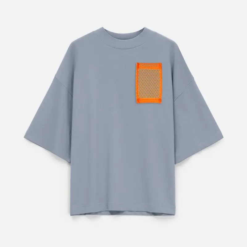 Карман из крупной сетки Pose, красный