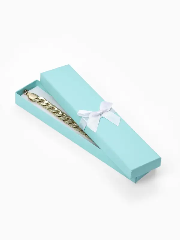 Набор подарочных коробочек 6 шт. под браслет/цепочку/часы &laquo;Тиффани&raquo;, 21&times;4, бирюзов(3593349)   109799