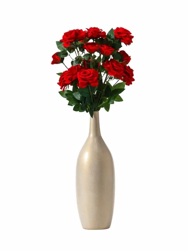 Цветы искусственные &laquo;Роза триада&raquo;, 7&times;62 см, красные