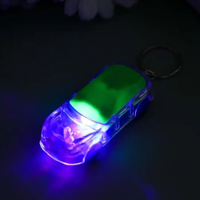 Фонарик брелок для ключей на кольце «Машина», МИКС Фонарик брелок для ключей на кольце «Машина», МИКС