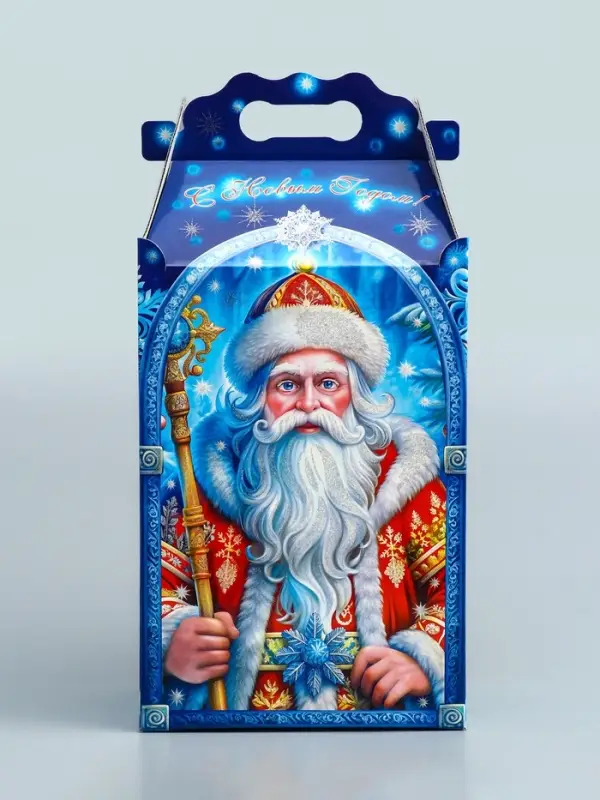 Подарочная коробка Новогодняя Корпоратив Подарочная коробка Новогодняя Корпоратив "Новогодние традиции" 20,3 х 12,3 х 41 см