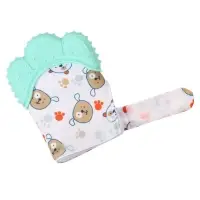 Прорезыватель-рукавичка Крошка Я &laquo;Собачки&raquo;, от 3 мес., мятный