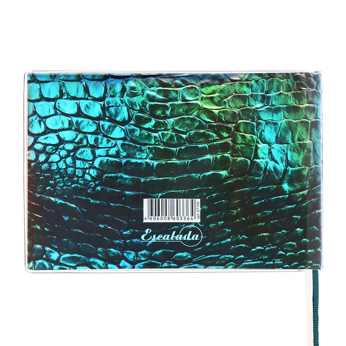 Еженедельник датир 2025г 180х127мм мягк обл ПВХ 64л ESCALADA ЗМЕЯ ЗЕЛЁНАЯ, кр бл 70 г/м² Еженедельник датир 2025г 180х127мм мягк обл ПВХ 64л ESCALADA ЗМЕЯ ЗЕЛЁНАЯ, кр бл 70 г/м²