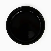 Миска &laquo;Разноцветный горошек&raquo;, 200 мл, 10.5&times;10.5&times;4 см, керамика, чёрная