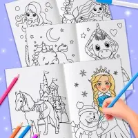 Раскраски для девочек набор &laquo;Мои любимые картинки&raquo;, 10 шт. по 12 стр.