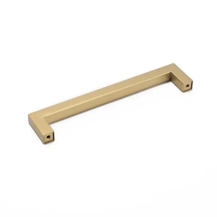 Ручка-скоба CAPPIO SQUARE RSC008, нержавеющая сталь, м/о 160 мм, цвет матовое золото