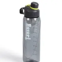 Бутылка для воды SPORT, 1 л, чёрная