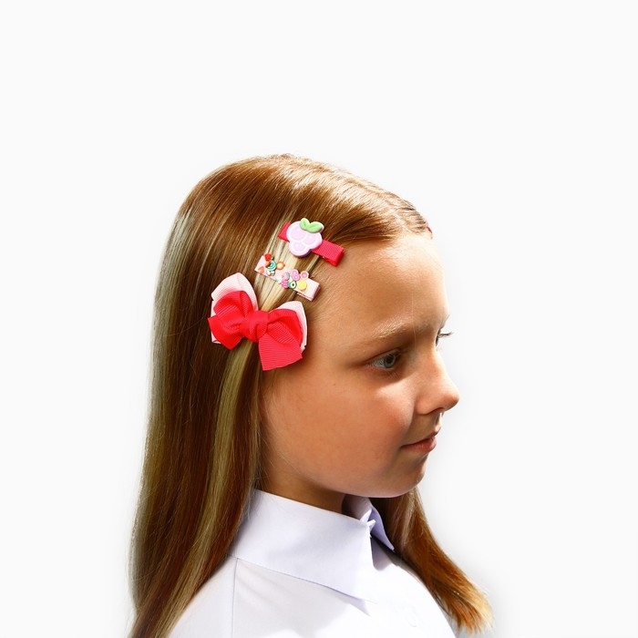 Набор заколок для волос 5 шт, зажим, Принцессы