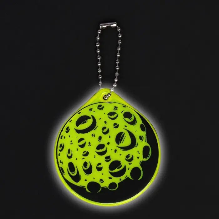 Светоотражающий элемент «Луна», двусторонний, 5.5×6.2 см, МИКС Светоотражающий элемент «Луна», двусторонний, 5.5×6.2 см, МИКС