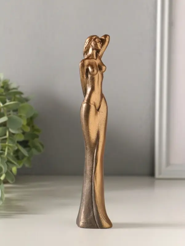 Фигурка гипс &laquo;Эстетика&raquo;, 19&times;3&times;4 см, под бронзу