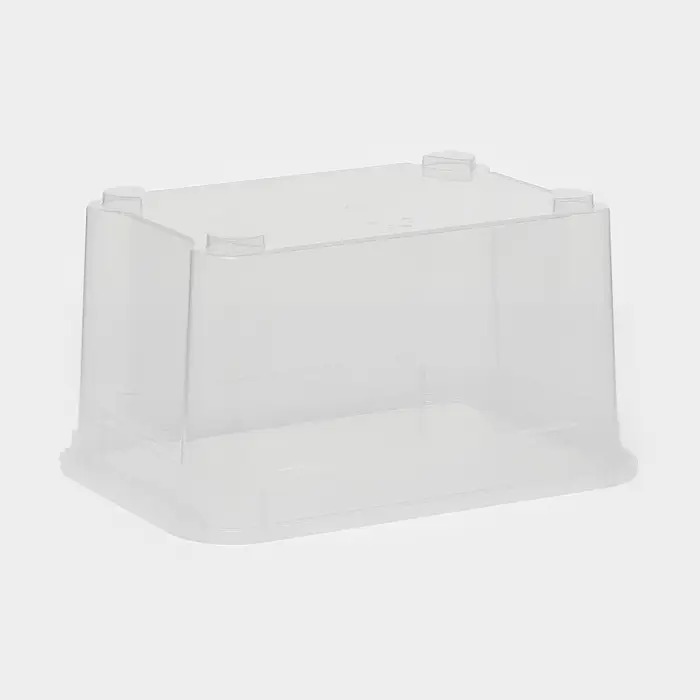 Ящик для хранения &laquo;Кристалл XS Plus&raquo;, 16 л, 38.9&times;27.5&times;21.5 см, с крышкой, прозрачный