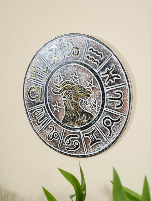 Панно резное МДФ "Козерог", 30х30х2 см