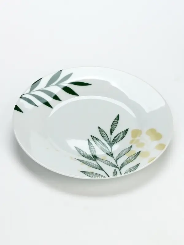 Чайная пара керамическая &laquo;Листья&raquo;, 200 мл