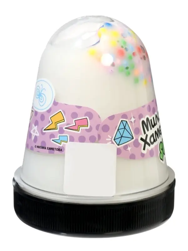 Слайм "Милана Хаметова белый капсула", 130 г. Slime SLM313