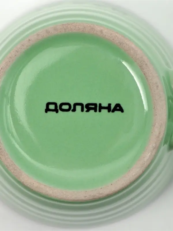 Кружка Доляна &laquo;Ноель&raquo;, 280 мл, керамика, зелёная