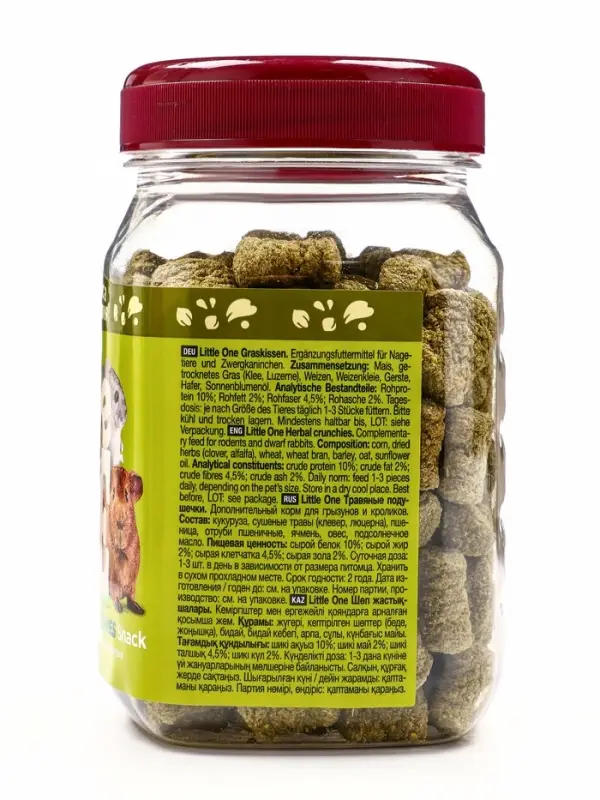 Лакомство Little One &laquo;Травяные подушечки&raquo; для грызунов, 100 г