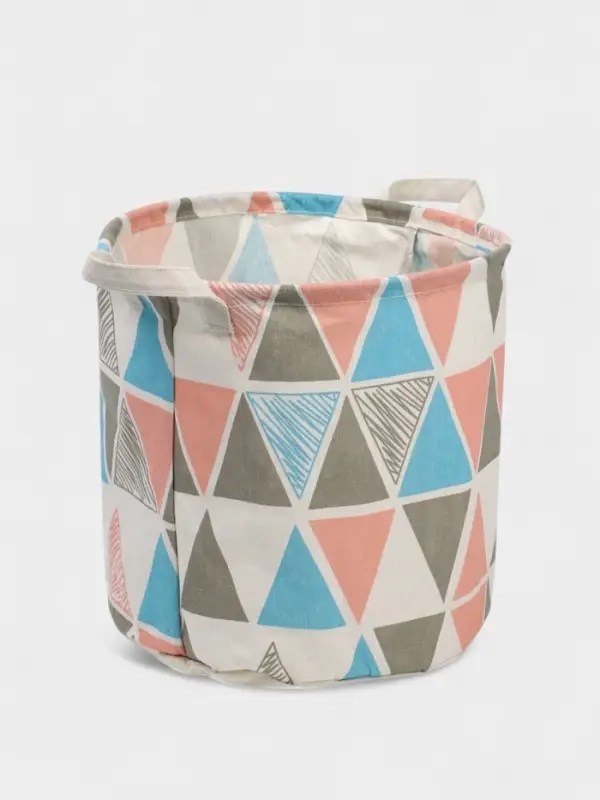Корзина для белья Доляна &laquo;Ромбы&raquo;, 30&times;30&times;30 см