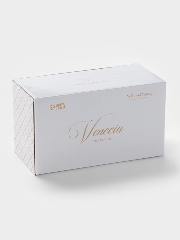 Набор кружек WY Venecia, 400 мл, набор 2 шт., фарфор, белые Набор кружек WY Venecia, 400 мл, набор 2 шт., фарфор, белые