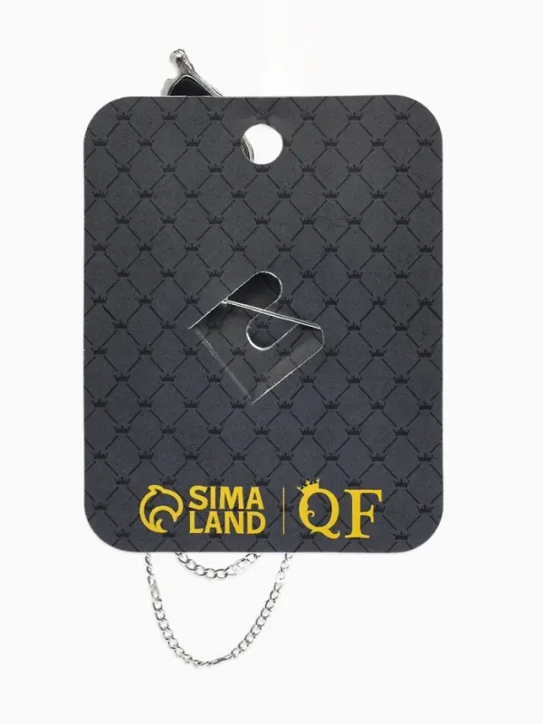 Брошь &laquo;Бабочка&raquo;, тренд, чёрная в серебре