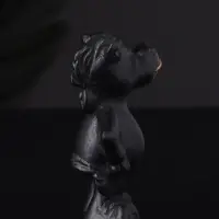 Фигура "Конь реальный" 8 см, черный