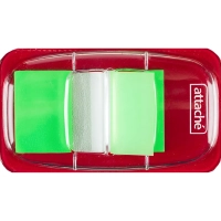 Клейкие закладки пласт. 1цв.по 25л. 25ммх45 зелен Attache