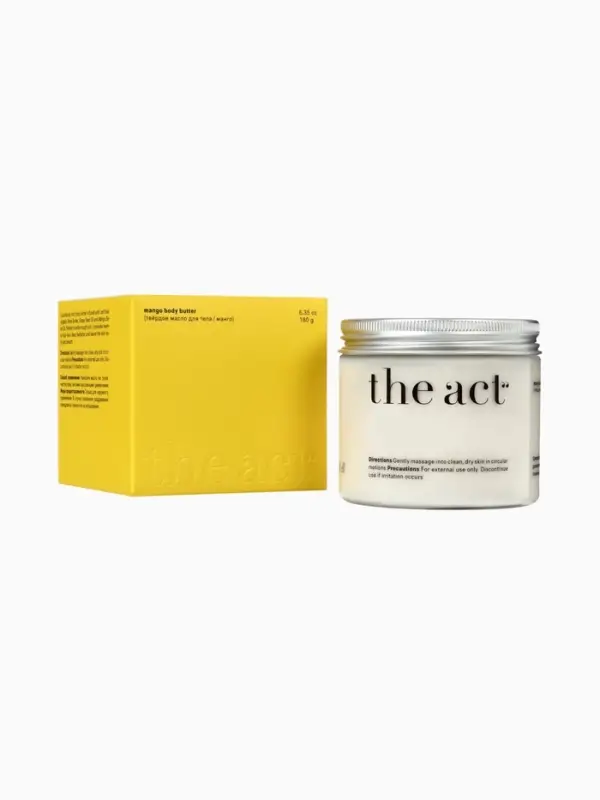 Крем-баттер для тела The Act манго, питательный, 180 мл