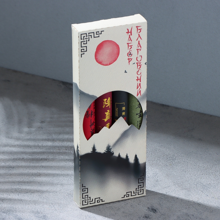 Набор благовоний Набор благовоний "Дух Азии", бежевый, 4 шт