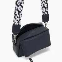 Сумка женская кросс-боди TEXTURA на молнии, 21&times;7&times;13 см, синяя