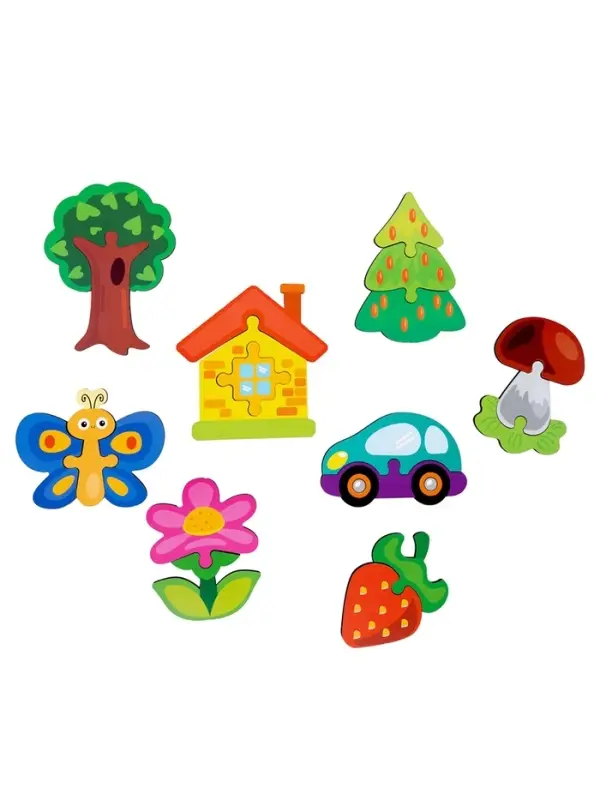 Пазлы фигурные 20 эл. "Мир вокруг" 05955