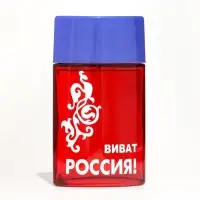 Туалетная вода мужская "Виват Россия", красный, 100 мл