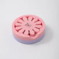 Игольница магнитная с ножом для ниток, d=7 см, розовая