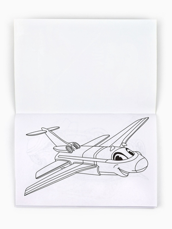 Подарочный набор блокнот-раскраска, трафарет, наклейки и восковые мелки Подарочный набор блокнот-раскраска, трафарет, наклейки и восковые мелки "23 февраля"