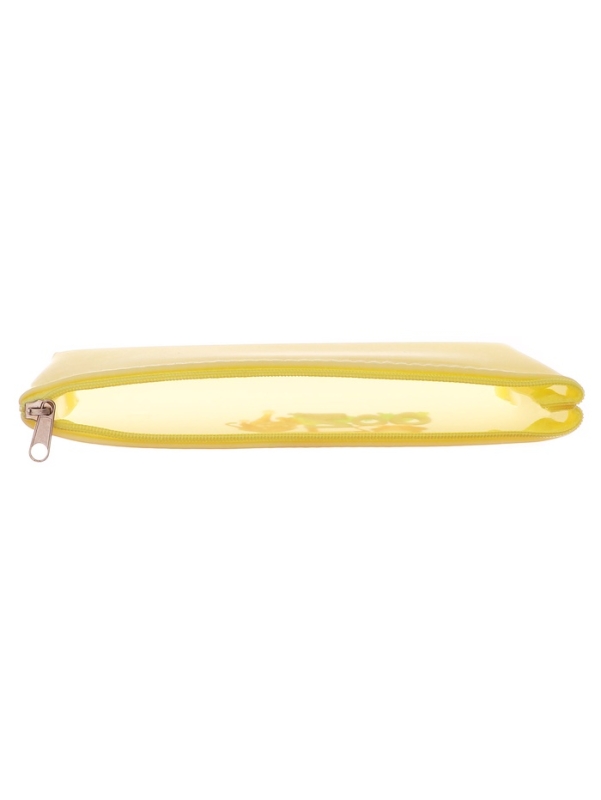 Пенал школьный на молнии Зоопарк  Жёлтый Пенал школьный на молнии Зоопарк  Жёлтый