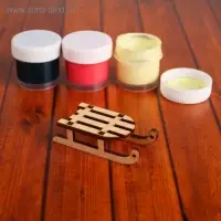 Сувенир «Сани», 6,5×3×2 см