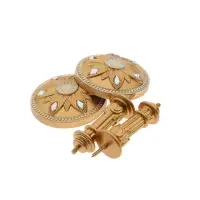 Крючок для штор CAPPIO KS032, d=98 мм, цвет золото с серебром, 2 шт Крючок для штор CAPPIO KS032, d=98 мм, цвет золото с серебром, 2 шт