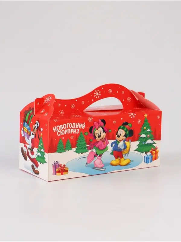 Коробка складная «Уютный Новый год», Микки Маус, 23 х 9 х 22,5 см Коробка складная «Уютный Новый год», Микки Маус, 23 х 9 х 22,5 см