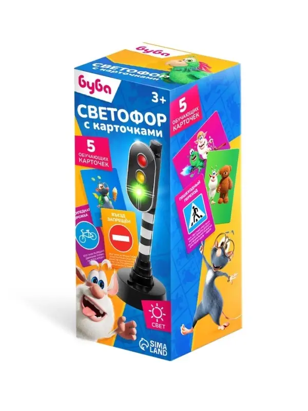 БУБА Светофор БУБА Светофор "Город", световые эффекты, карточки