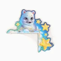 Новогодний декор на раму двери &laquo;Мишка&raquo;, 20.4&times;18.7 см