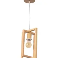 Светильник BayerLux ЭКО &laquo;Кира&raquo;, 1&times;40 Вт, Е27, коричневый, 20&times;20&times;100 см