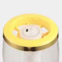 Башня пивная Gold, колба для льда, с подсветкой, 2 л, пластик, батарейки AG3, золотистая