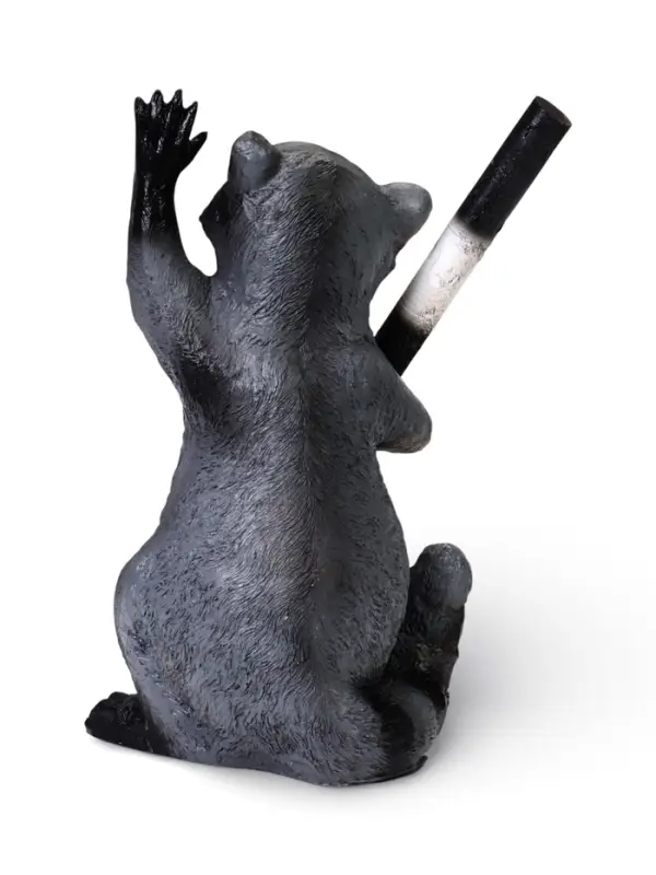 Садовая Фигура 30 х 18 х 16 см полистоун Енот ГАИ