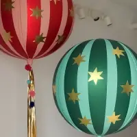 Воздушный шар фольгированный 25" сфера "Новгодний шар" цвет зеленый Воздушный шар фольгированный 25" сфера "Новгодний шар" цвет зеленый