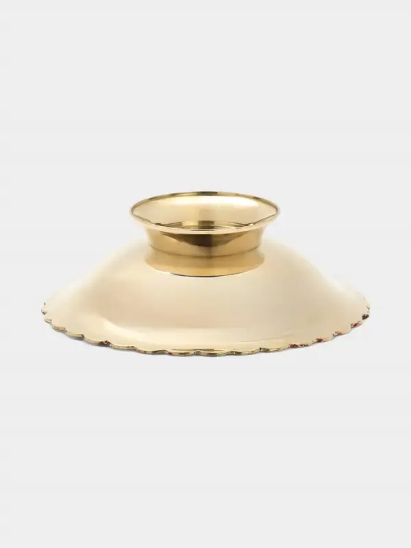 Блюдо &laquo;Живая изгородь&raquo;, 6.5&times;20&times;20 см, латунь, цветная эмаль, МИКС