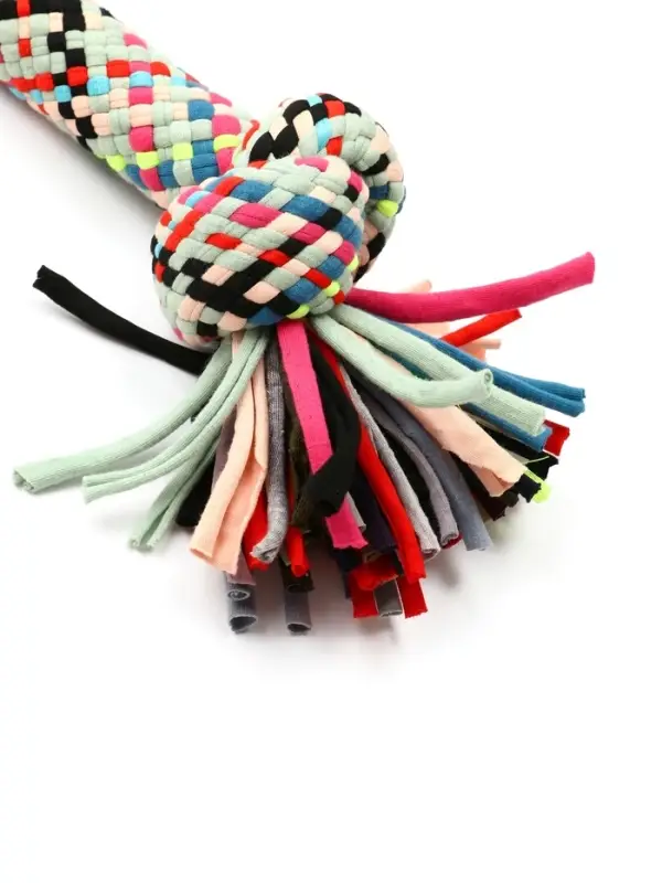 Игрушка для больших собак канатная "2 узла" огромная до 190 г, до 38 см