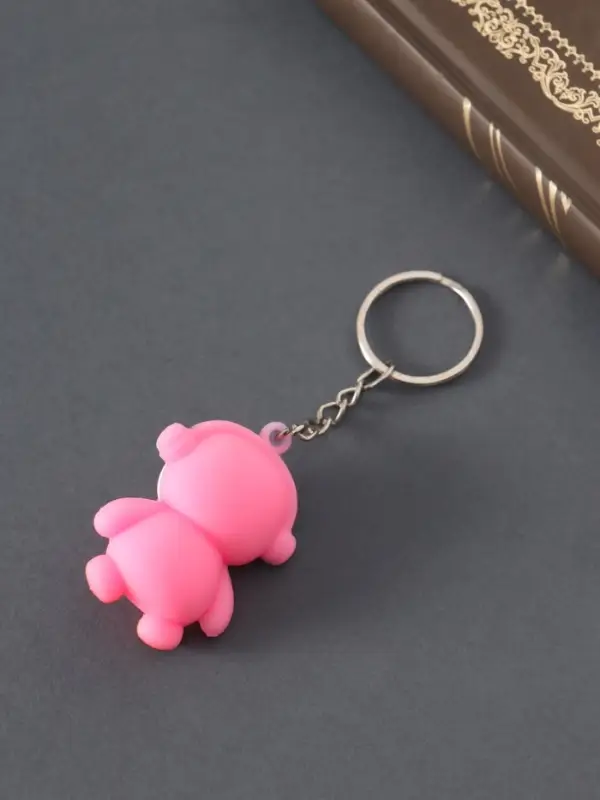 Брелок резина Брелок резина "Пингвин в наушниках" МИКС 4,7х3,5х2,2 см